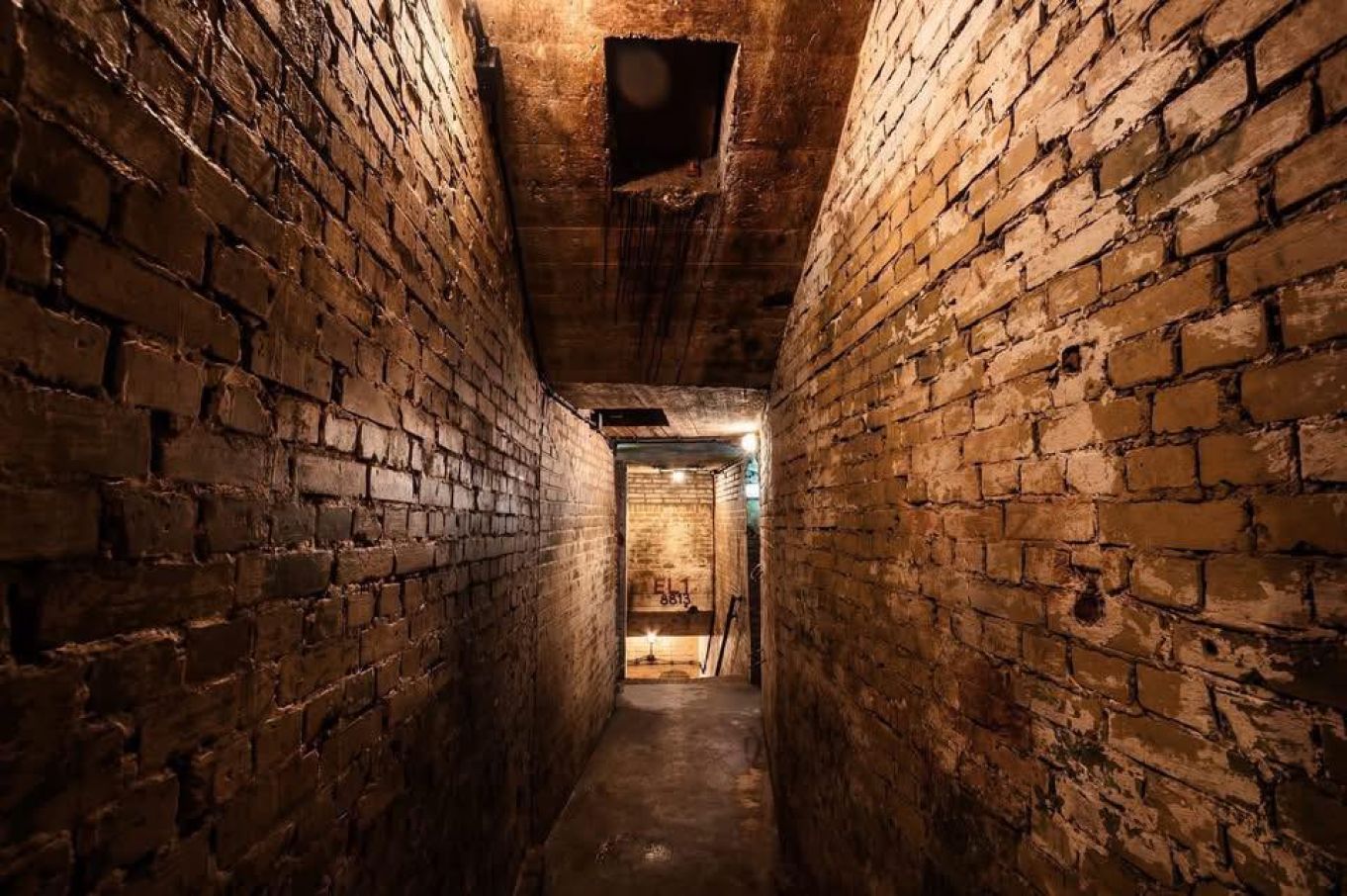 Gangenstelsel in Atlantikwall Museum Den Haag - locatie Kijkduin